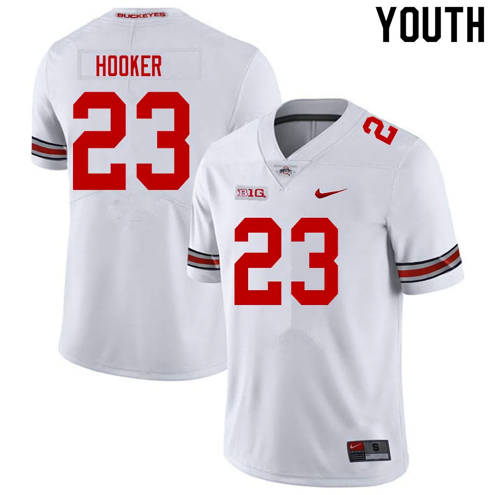 Marcus Hooker Ohio State Buckeyes Youth NCAA #23 Nike White College Stitched Football Jersey RXH1556QB